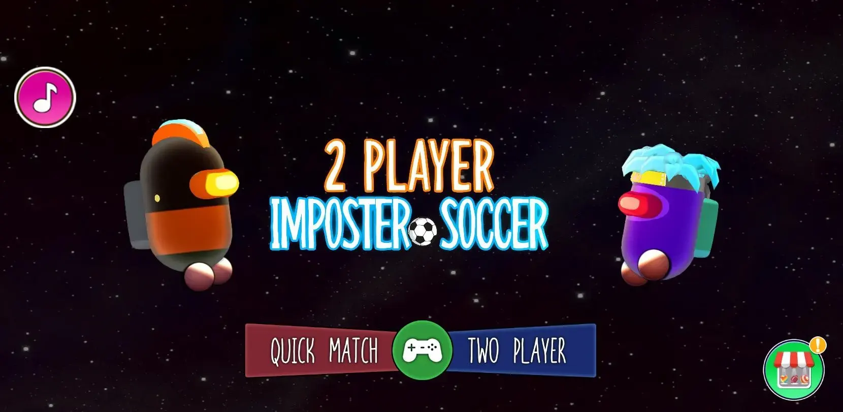 2 Player Imposter Soccer - Unmask Your Rival While Scoring Goals